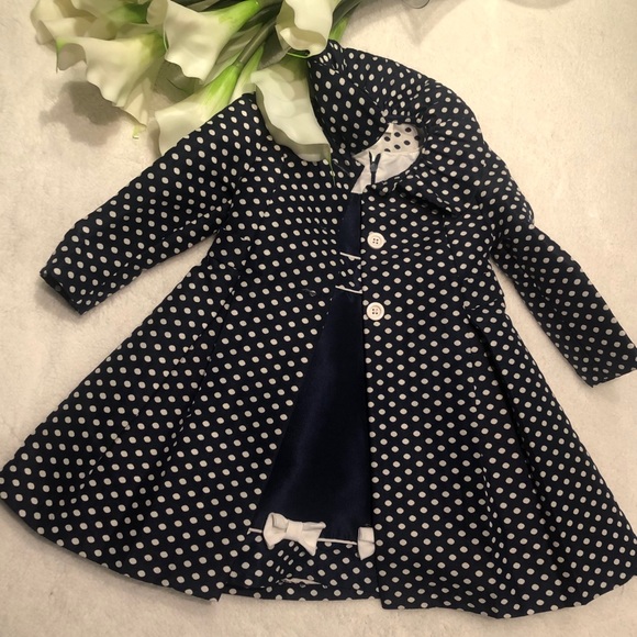 BONNIE JEAN COAT AND DRESS SET - Picture 2 of 6